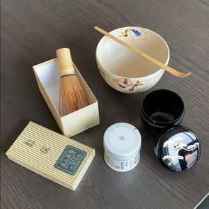 Traditional Ceremonial Japanese Matcha Tea Set